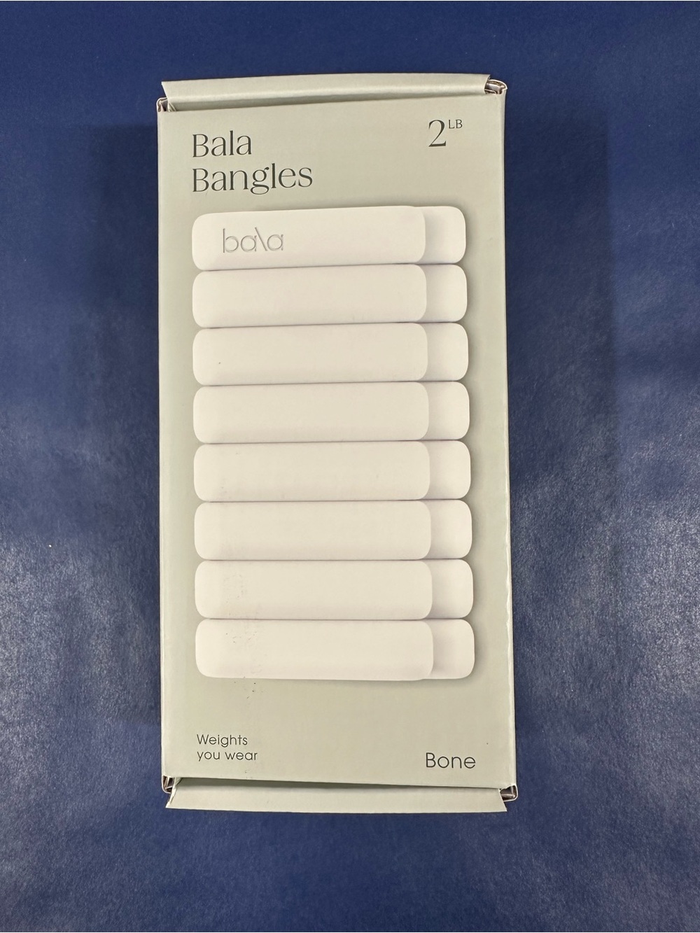 Bala Bangles - Bone White Wrist/Ankle Wearable Weights - New - 2lbs.